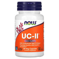 NOW Foods UC-II Joint Health with Undenatured Type II Collagen 60 Veg Capsules