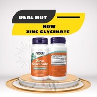 [NOW FOODS] ZINC GLYCINATE - HỖ TRỢ MIỄN DỊCH , XƯƠNG KHỚP & NỘI TIẾT TỐ