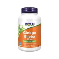 NOW Ginkgo Biloba 60 mg 240 Veg Capsules