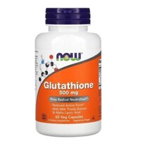 NOW Glutathione 500 mg 60 Veg Capsules