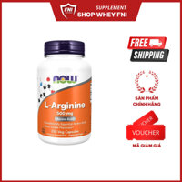 Now L-Arginine 500mg, 250 Capsules, Cải Thiện Lưu Thông Máu