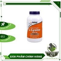 NOW L-LYSINE 1000MG Viên Uống Hỗ Trợ Hệ Miễn Dịch