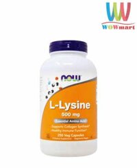 Now L-Lysine 500mg 250 viên