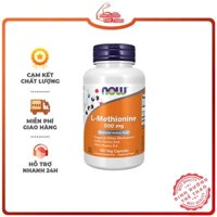NOW L-METHIONINE 500MG 100 VIÊN Hỗ Trợ Chức Năng Gan Và Tăng Cường Sản Xuất Protein