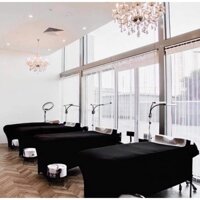 [NOW SHIP] Ga bọc giường nối mi-spa-phun xăm màu đen