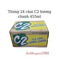 NOW SHIP- Thùng 24 chai C2 hương chanh 455ml