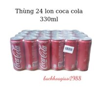 NOW SHIP Thùng 24 lon Coca cola 330ml vị nguyên bản