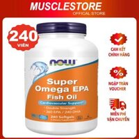Now Super Omega 3 EPA - Dầu Cá Chống Viêm, Cải Thiện Thị Lực, Não Bộ, Tim Mạch | Chính Hãng Mỹ