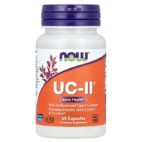 Now UC-II Collagen Type II 60v - Viên Uống Hỗ Trợ Xương Khớp, Giảm Đau Khớp, Tăng Dịch Nhầy Cho Khớp