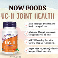 Now UC-II Joint Health Collagen Type II - Viên uống hỗ trợ & tăng cường chức năng xương khớp 60 viên