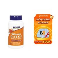 Now Vitamin D3 K2 1.000IU/ 45mcg (120 viên)