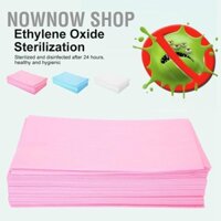 NOWNOW SHOP 10 Chiếc Khăn Trải Giường Dùng Một Lần Thẩm Mỹ Viện Massage Y Tế Làm Dày Không Dệt