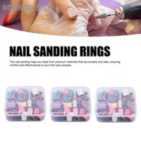 NOWNOW SHOP 150 Chiếc Móng Tay Chà Nhám Nhẫn Điện Dũa Nail Sanders Đánh Bóng Ban Nhạc Với Mandrel Bit Cho Máy Khoan