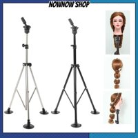 NOWNOW SHOP Bộ Tóc Giả Đầu Đứng Hình Nộm Chân Máy Có Thể Điều Chỉnh Làm Khuôn Đế