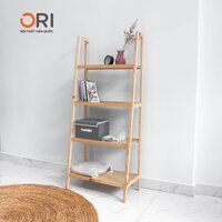NOWSHIP HCM - Kệ Sách Gỗ Lắp Ráp Đa Năng 4 Tầng Nhiều Màu- A BOOK SHELF 4F - ORI NỘI THẤT HÀN QUỐC
