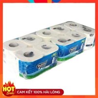 [NOWSHIP]-Lốc Giấy vệ sinh Pulppy Chính Hãng( 2 lớp 10 cuộn)-khăn giấy đa năng cao cấp