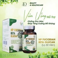 NP Fucodian Beta Glucan Viên Uống Hỗ Trợ Chống Oxy Hóa, Giúp Tăng Cường Đề Kháng