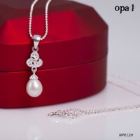 NP012H -Dây chuyền bạc kèm mặt ngọc trai OPAL