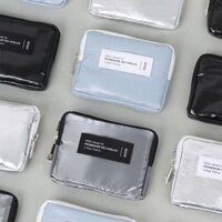Npda CARD WALLET - túi đựng tiền mini nhỏ đựng tiền xu túi đựng ví có khóa kéo ví zipup ví tổ chức lưu trữ