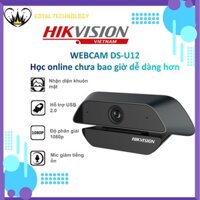 [NPP CHÍNH THỨC] Webcam HIKVISION DS-U12 - Hình ảnh siêu nét, Độ phân giải full HD, Kết nối USB 2.0, Hỗ trợ học online