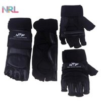 Nrl 1 Cặp Găng Tay Karate Võ Taekwondo Da Chân Thiết Bị Bảo Vệ Nửa Ngón Tay Quyền Anh Tay Bảo Vệ Chân Bảo Vệ [Mới]