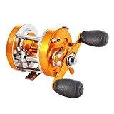 NS Baitcaster Máy Với Ngoại Cỡ Tay Cầm Vàng Tay Phải