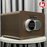 NS20 Màu Nâu – Két Sắt Điện Tử Loại Nhỏ 6kg Có Lỗ Bắt Vít