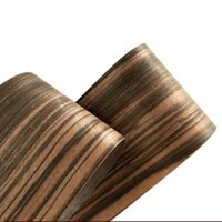 Ns67 20 * 250CM Gỗ Mun Tự Nhiên Veneer Bảng Handmade DIY Loa Gỗ Mỏng Đàn Guitar Sàn Furn