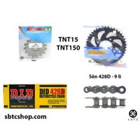 NSD Nhông dĩa RECTO sên DID Benelli TNT 150 TNT15 TNT150 chính hãng