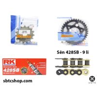 NSD Nhông dĩa RECTO sên RK vàng đen Benelli TNT125 TNT 125 chính hãng