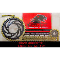NSD STB Racing Sên Vàng 9ly giá 1 bộ nhông sên dĩa các dòng xe win sonix exciter sirius raider satria