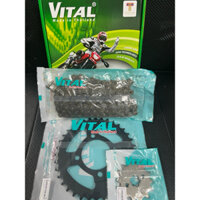 NSD Vital nhông sên dĩa dream /wawe nhỏ /Elegan 50/Cup /Sirius 50 size 14-34-35-36 Sên 9Ly  Chính Hãng VITAL