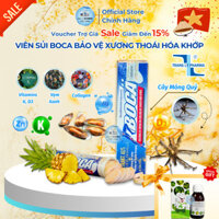 [NSF1111 Giảm 111K] Sủi Boca Hỗ Trợ Bảo Vệ Xương Thoái Hóa Khớp Tuýp 20 Viên - Chính Hãng