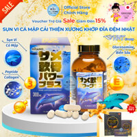 [NSF1111 Giảm 111K] Sụn Cá Mập Glucosamine Nhật Viên Uống Xương Khớp HISANO SHARK CARTILAGE POWER PLUS Chondroitin 300v