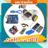 [NSHOP] Combo tự làm xe 3 bánh bluetooth Arduino