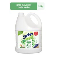 [nt12] Nước rửa chén Sunlight Thiên Nhiên chai 3.6kg (MỚI)