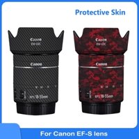 Nti-scratch Miếng Dán Bảo Vệ Da Cho Canon EF-S 18-135mm EF18-135 IS USM STM 18-55 Ống Kính Máy Ảnh Tùy Chỉnh Làm Bọc Áo