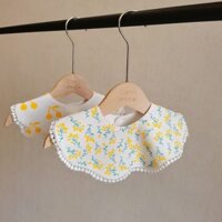 (Nữ Bé) Ins Nhỏ Giọt Khăn Yếm Cho Bé Túi Cotton Cho Bé Sơ Sinh Đồ Dùng Cho Mẹ Và Bé