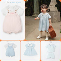 Nu Bộ Quần Áo Body Cộc Liền Thân Nous Cho Bé Trai Bé Gái - Chất Liệu Nu Petit Mềm Nhẹ (Size Từ 3-6 Tháng Đến 9-12 Tháng)