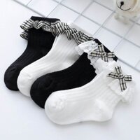 Nữ Bowknot Công Chúa Bông Soc, Bé Gái Màu Ren Soc