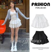 Nữ Cao Cấp Váy Nữ Phong Cách Ba Lê Mới Hai Lớp Bánh Đầm Cao Cấp Chữ A Bong Bóng Váy