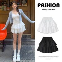 Nữ Cao Cấp Váy Nữ Phong Cách Ba Lê Mới Hai Lớp Bánh Đầm Cao Cấp Chữ A Bong Bóng Váy