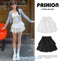Nữ Cao Cấp Váy Nữ Phong Cách Ba Lê Mới Hai Lớp Bánh Đầm Cao Cấp Chữ A Bong Bóng Váy