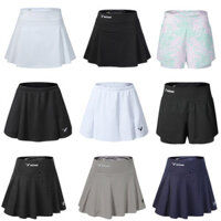 Nữ Cầu Lông Tennis Hakama Nhanh Khô Thoáng Khí Tập Yoga Chạy Bộ Marathon Váy Xếp Ly Váy