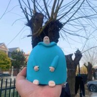 Nụ Cười Giữa Ngón Tay Đồ Trang Trí Cát Điêu Khắc Nhỏ Xanh Béo Toàn Bộ Máy Tính Để Bàn Đồ Chơi Vui Nhộn Quà Tặng Sinh Nhật Sáng Tạo Vui Bạn Bè Đơn Giản 1.6