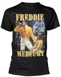 Nữ Hoàng Freddie Mercury (Đen) Áo Thun-Mới