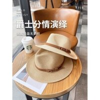 Nữ Mùa Hè Đi Du Lịch Bên Bờ Biển Mũ Chống Nắng Tất Cả Phù Hợp Khí Chất Mũ Thời Trang Mũ Jazz