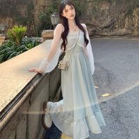 Nữ Mùa Hè Mới Trung Quốc Pháp Kem Chống Nắng Tấm Voan Nút Áo Cardigan Mỏng