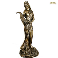 Nữ thần Hy Lạp Của Sự giàu có Tượng điêu khắc Mở quà tặng Máy tính tiền Văn phòng Trang trí may mắn Đồ trang trí may mắn