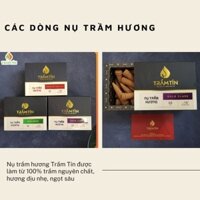 Nụ trầm hương xông nhà Trầm Tín dòng Gold mùi hương dịu nhẹ 100% tự nhiên không chứa hóa chất, là nhang sạch an toàn sức